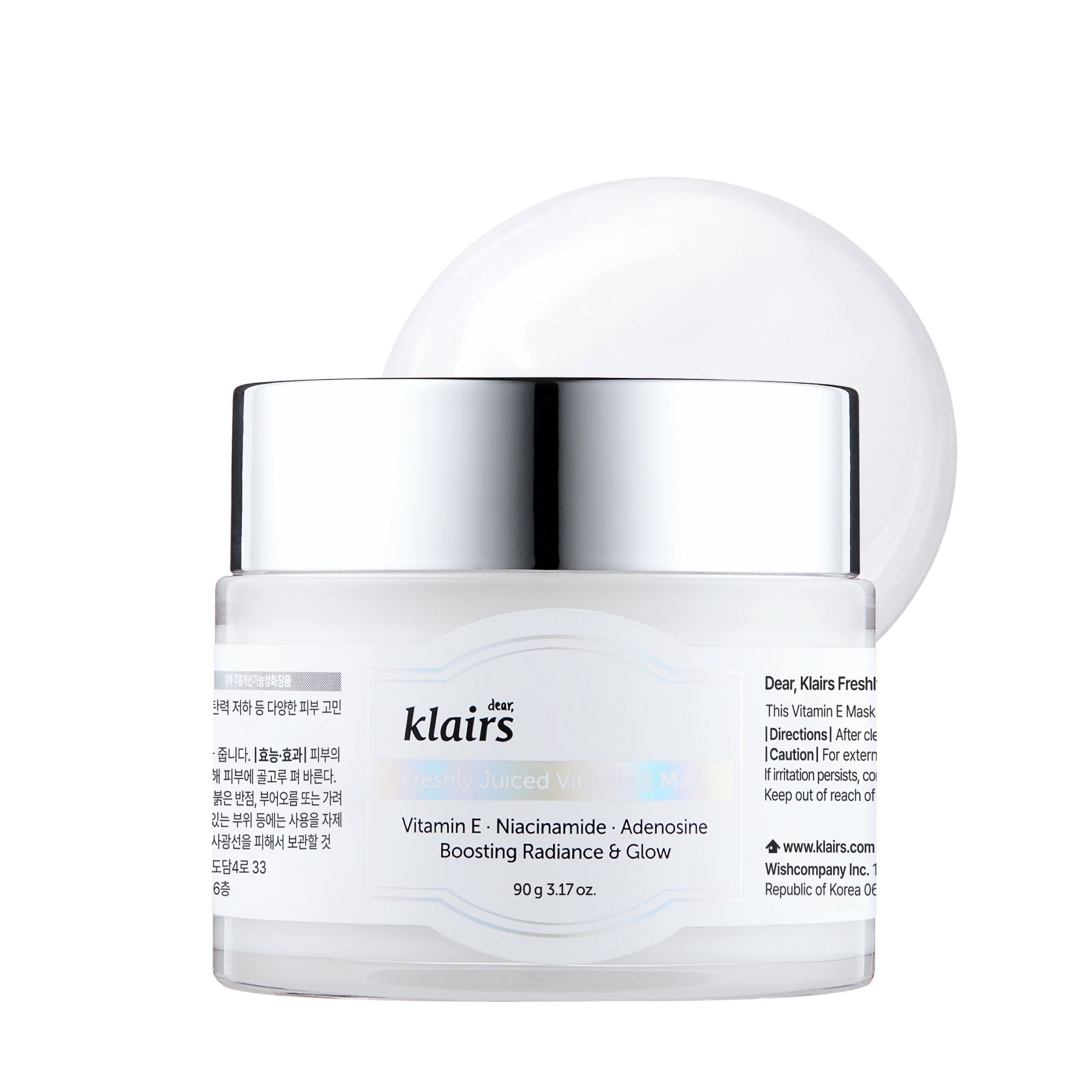 Dear, Klairs Freshly Juiced Vitamin E Mask 90g
