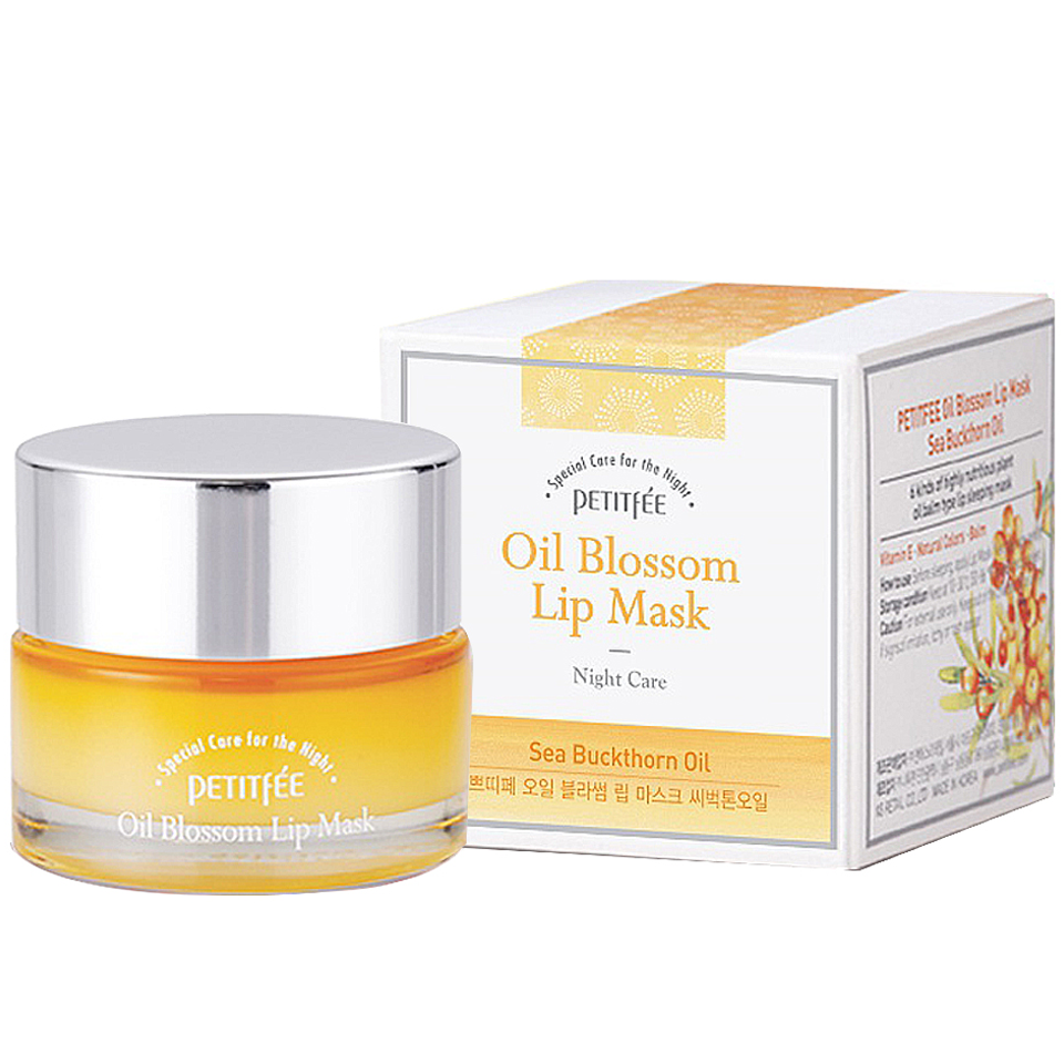 Petitfee Oil Blossom Lip Mask Sea Buckthorn Oil