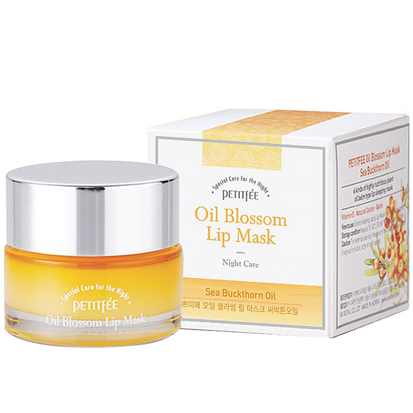 Petitfee Oil Blossom Lip Mask Sea Buckthorn Oil 15g