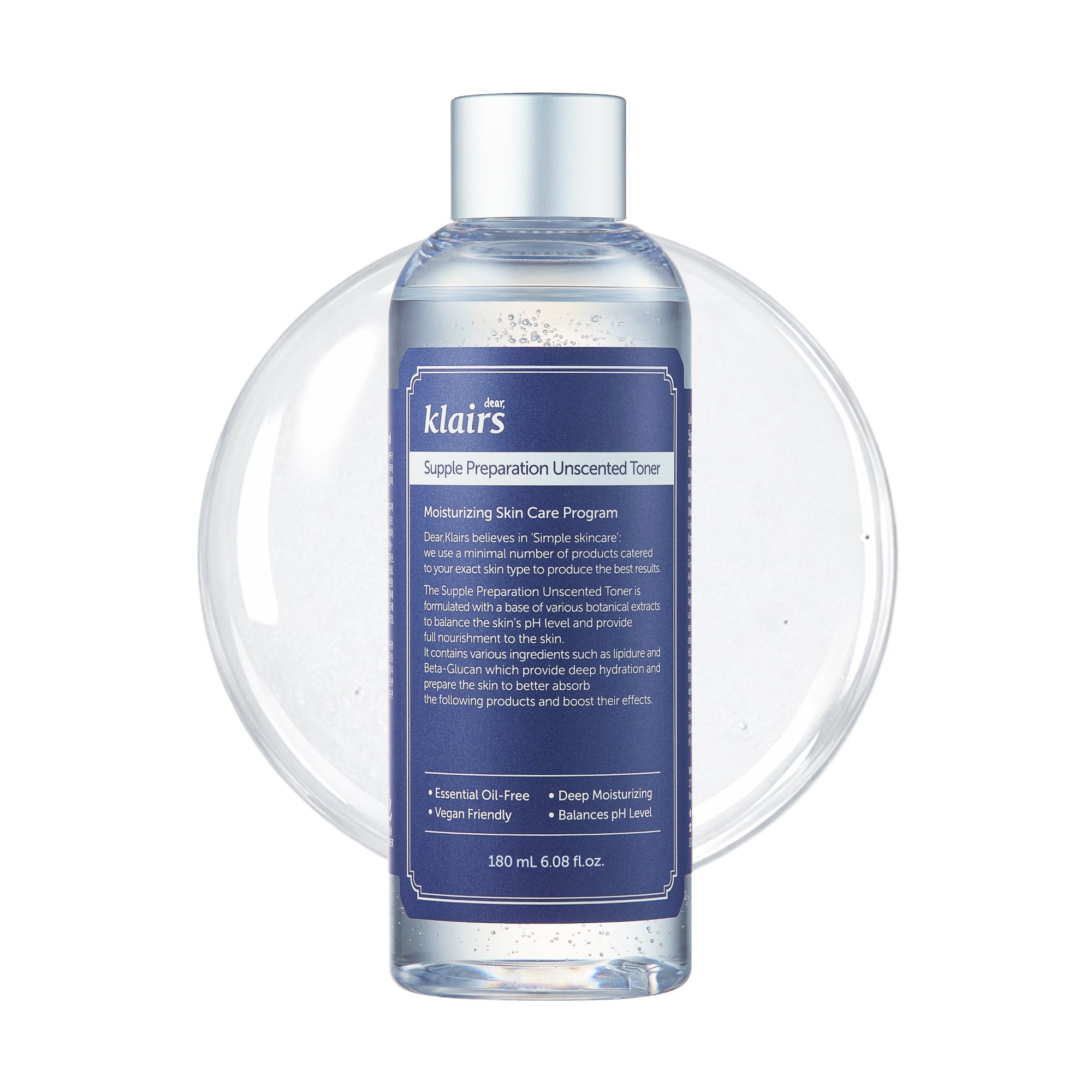 Dear, Klairs Supple Preparation Unscented Toner 180ml