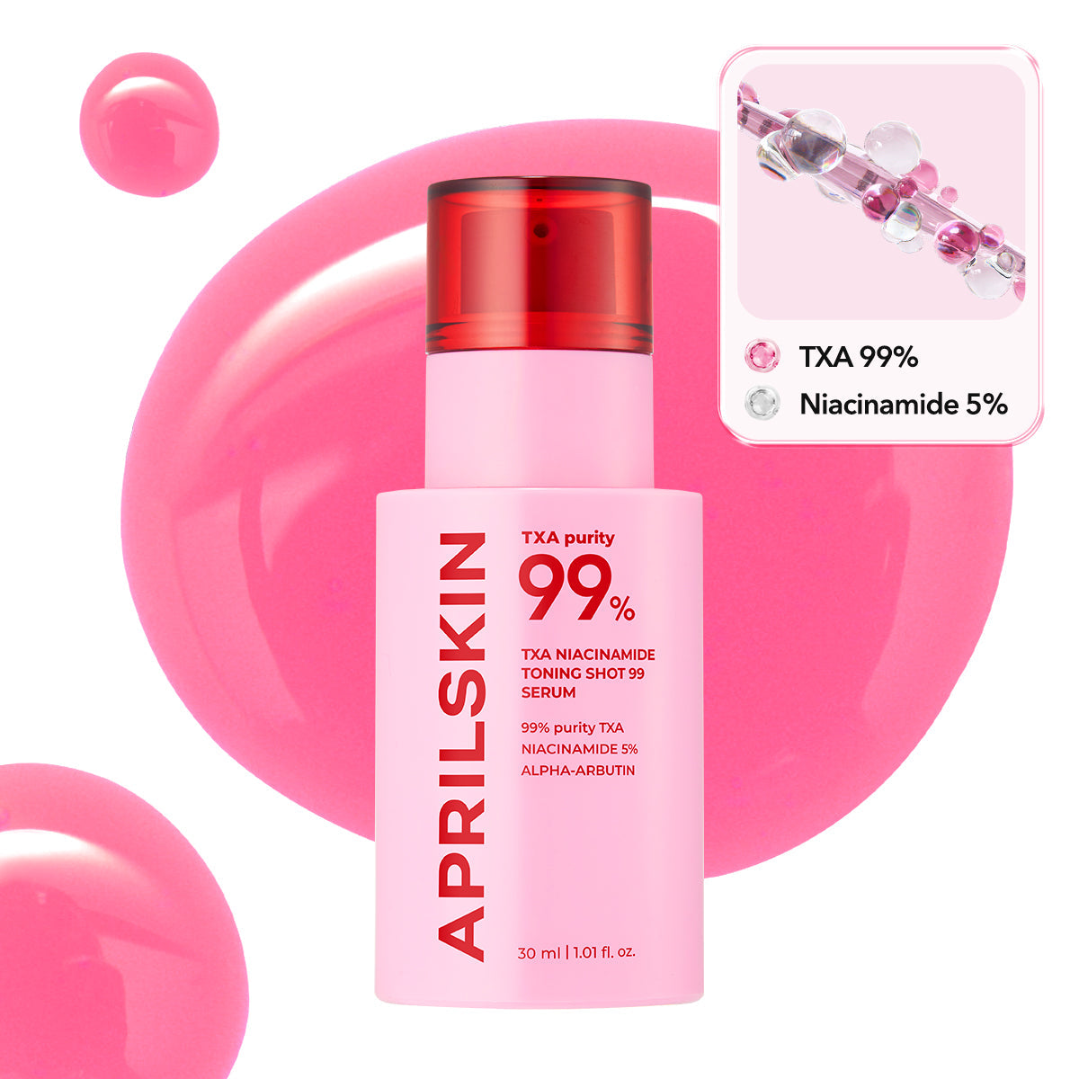 Aprilskin TXA Niacinamide Toning Shot 99 Spicule Serum