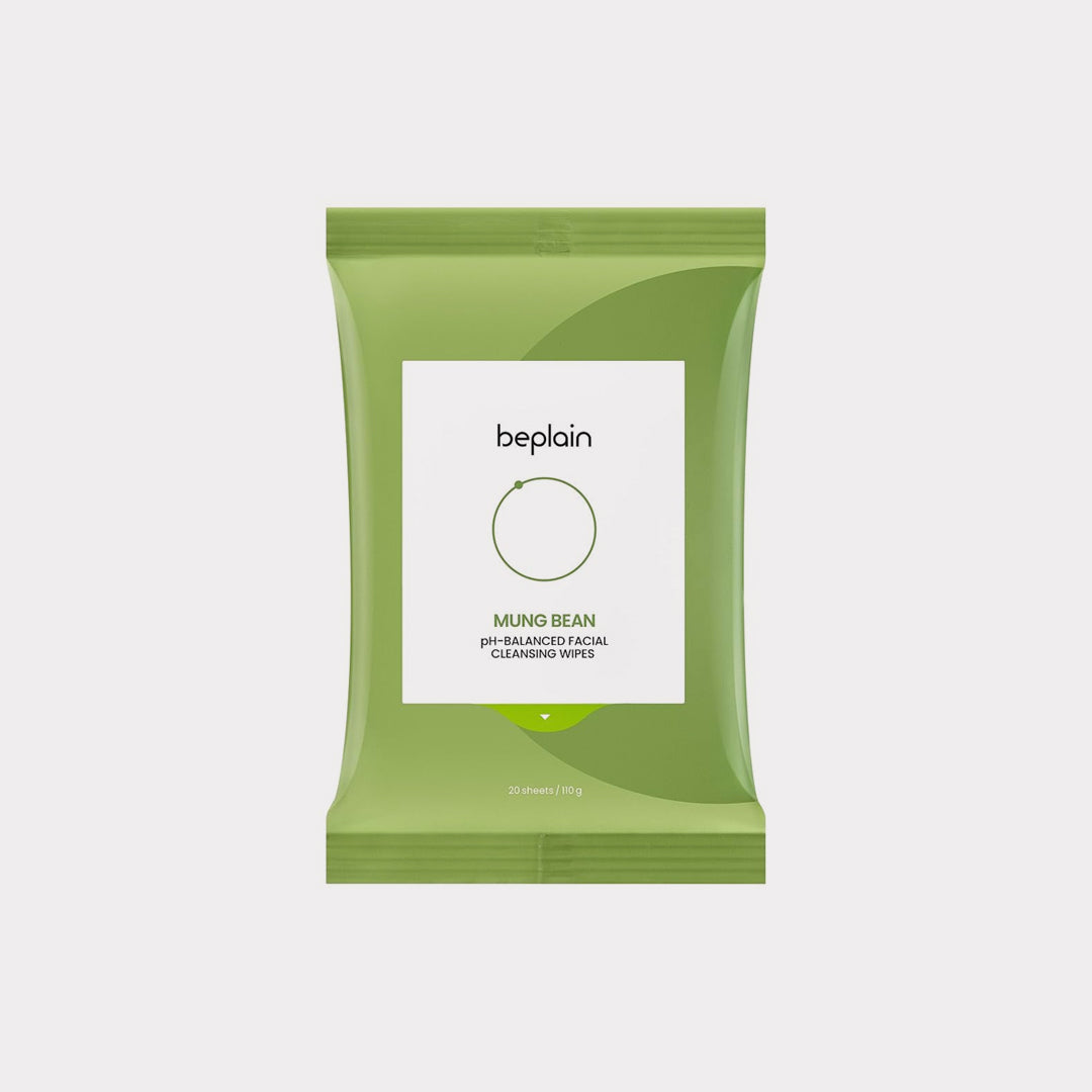 beplain Mung Bean pH-Balanced Facial Cleansing Wipes